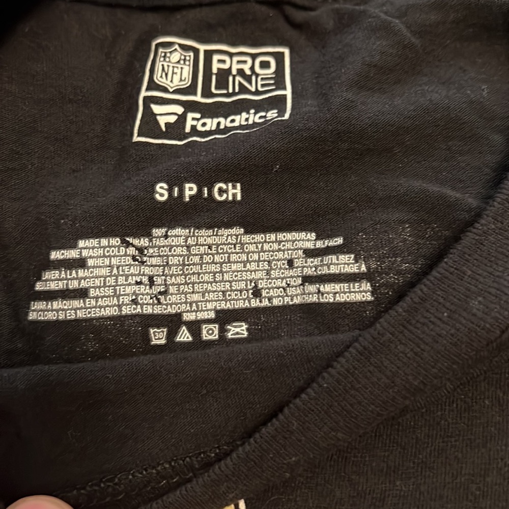 Drew Brees New Orleans saints shirt small black - Picture 2 of 3
